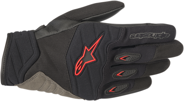 ALPINESTARS Shore Gloves - Black/Red - 2XL 3566318-13-2X