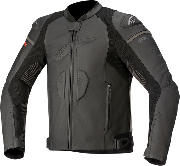 ALPINESTARS GP Plus R v3 Rideknit® Leather Jacket
 - Black/Black - US 46 / EU 56 3100321-1100-56