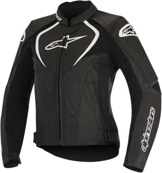 ALPINESTARS Stella GP Plus R v2 Leather Jacket - Black/White - US 12 / EU 48 3110517-12-48