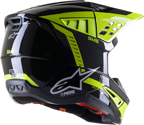 ALPINESTARS SM5 Helmet - Beam - Black/Gray/Yellow - Small 8303722-1151-SM