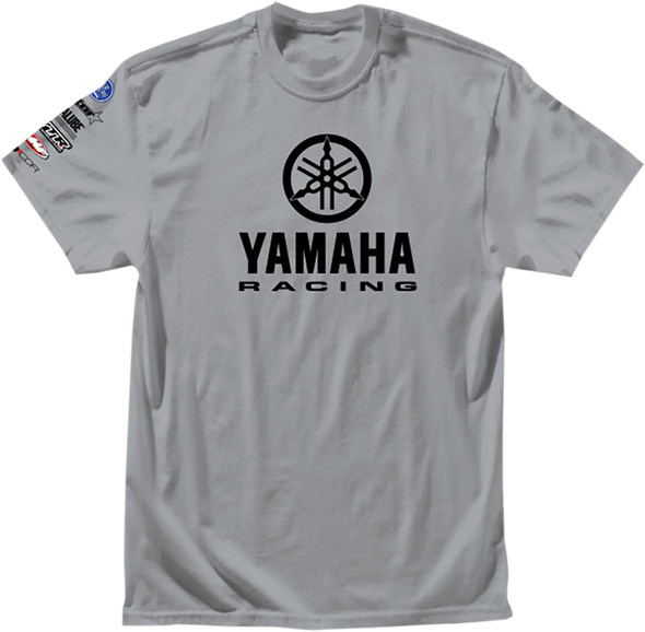 D'COR VISUALS Yamaha Racing T-Shirt - Gray - Large 80-117-3