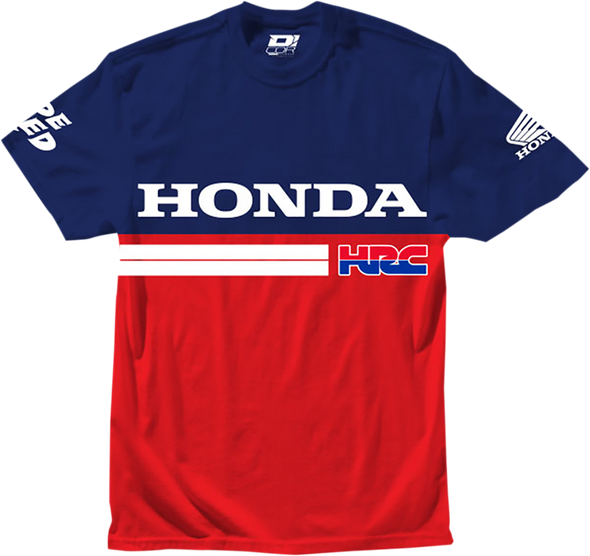 D'COR VISUALS Honda HRC T-Shirt - Navy - Large 80-114-3