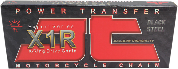 JT CHAINS 530 X1R - Heavy Duty - X-Ring Sealed Drive Chain - Steel - 122 Links JTC530X1R122RL