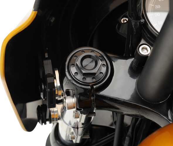 JOKER MACHINE Fork Tube Caps - Black - 39 mm 10-310B