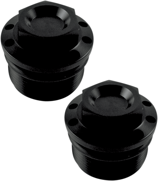 JOKER MACHINE Fork Tube Caps - Black - 39 mm 10-310B