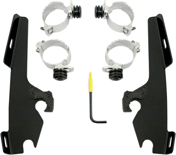 MEMPHIS SHADES Fats/Slim Trigger Lock Mounting Kit - Black MEB8977