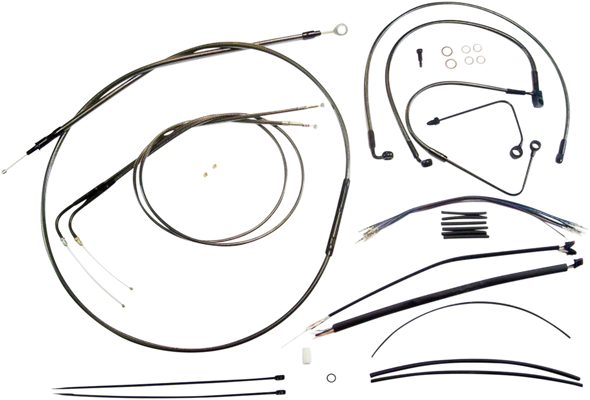 Magnum Control Cable Kit Black Pearl™ 487681 - J J Motorsports