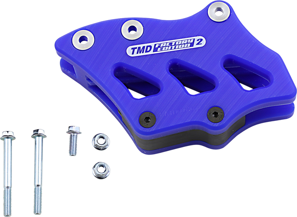 T.M. DESIGNWORKS Chain Guide - Suzuki/Yamaha - Blue RCG-SY2-BU