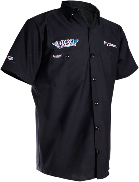 THROTTLE THREADS Shop Shirt - Black - XL DRG26S24BKXR