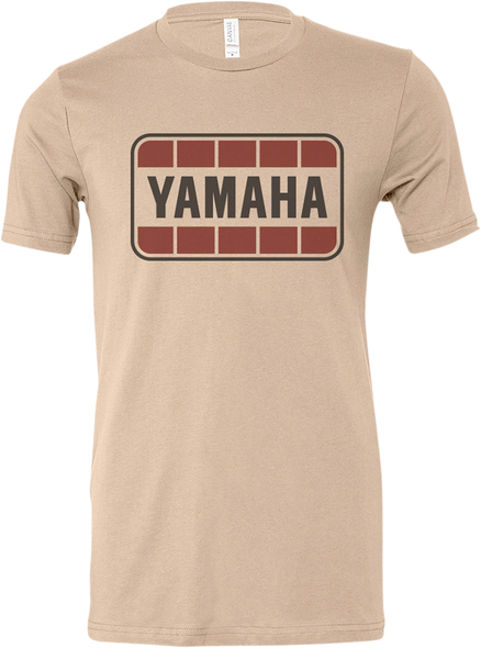 YAMAHA APPAREL Yamaha Rogue T-Shirt - Tan - 2XL NP21S-M1798-2X