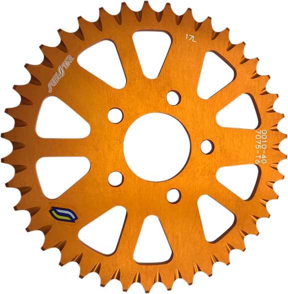 SUNSTAR SPROCKETS Rear Sprocket - 40 Tooth - KTM - Orange 5-001040OR