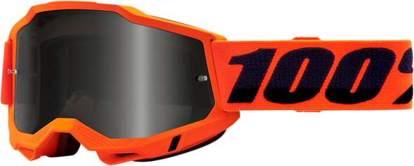 100% Accuri 2 Sand Goggles - Neon Orange - Smoke 50020-00004