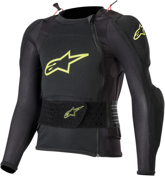 ALPINESTARS Youth Bionic Plus Protection Jacket - Black/Yellow Fluo - L/XL 6545620-155-LXL