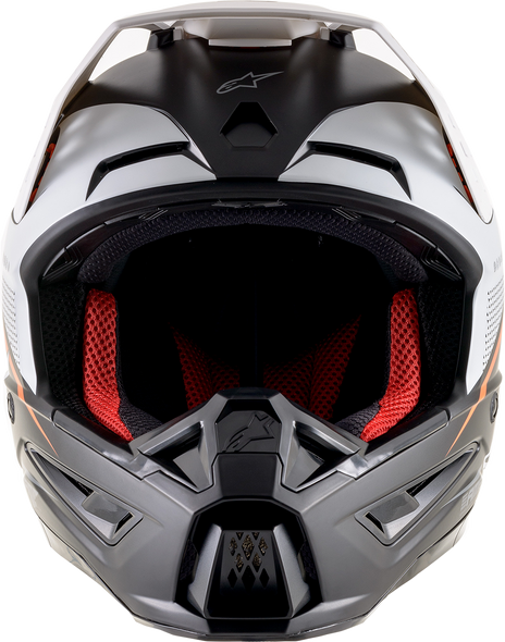 ALPINESTARS SM5 Helmet - Rayon - Black/White/Orange - Medium 8304121-1242-MD