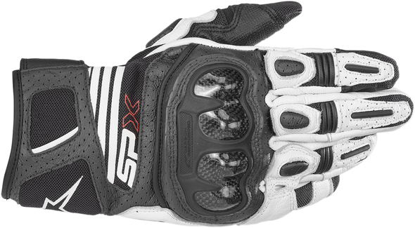 ALPINESTARS SPX AC V2 Gloves - Black/White - Small 3567319-12-S