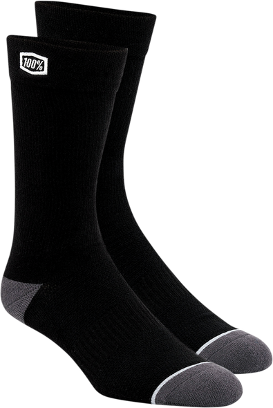 100% Solid Socks - Black - Small/Medium 20050-00000