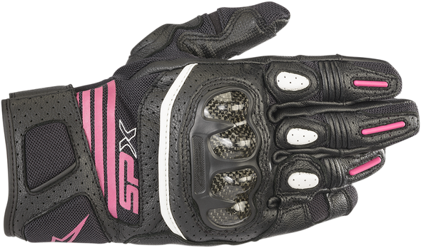 ALPINESTARS Stella SPX AC V2 Gloves - Black /Fuschia - Medium 3517319-1039-M