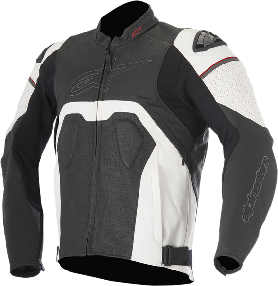ALPINESTARS Core Airflow Leather Jacket - Black/White - US 38 / EU 48 3101416-12-48