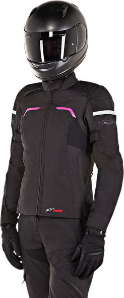 ALPINESTARS Stella Hyper Drystar® Jacket - Black/Pink - Large 3214718-1039-L
