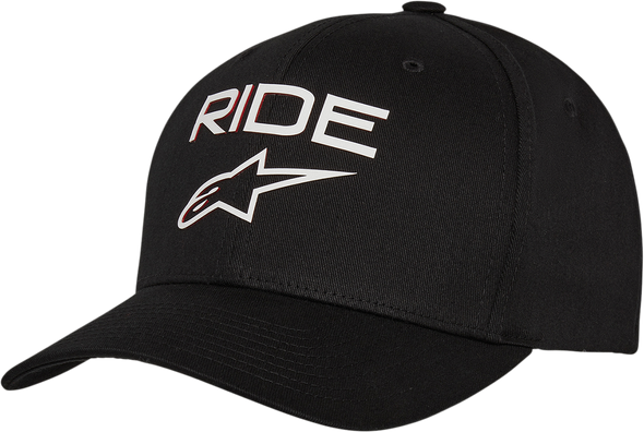 ALPINESTARS Ride Transfer Hat - Black/White - L/XL 1211810101020LX