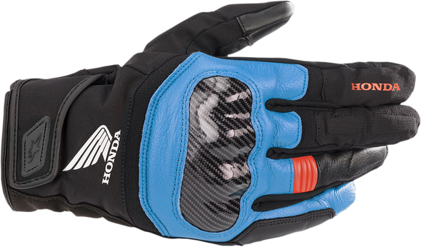 ALPINESTARS SMX-Z Waterproof Honda Gloves - Black/Blue/Red - XL 3527321-9173-XL
