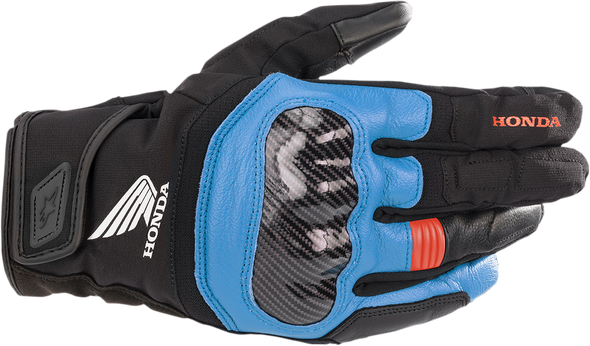 ALPINESTARS SMX-Z Waterproof Honda Gloves - Black/Blue/Red - Medium 3527321-9173-M
