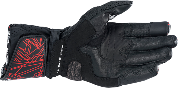 ALPINESTARS Twin Ring Gloves - Black/Red - Small 3558921-1303-S