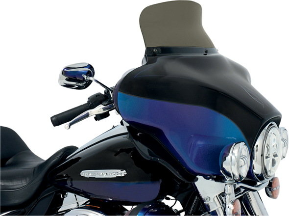 MEMPHIS SHADES Spoiler Windshield - 6.5" - Smoke - FLH MEP8581