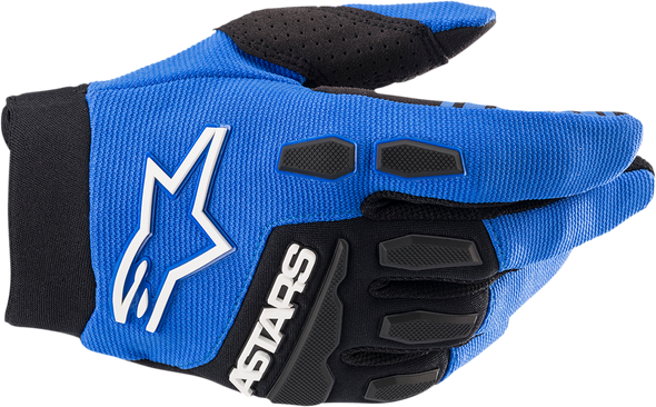 ALPINESTARS Youth Full Bore Gloves - Blue/Black - 2XS 3543622-713-2XS