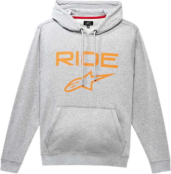ALPINESTARS Ride 2.0 Hoodie - Gray/Orange - Large 1119510001141L
