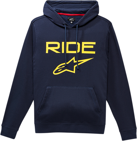 ALPINESTARS Ride 2.0 Hoodie - Navy/Yellow - 2XL 1195100070502X