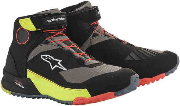 ALPINESTARS CR-X Drystar® Shoes - Black/Red/Yellow Fluorescent - US 11.5 2611820153811.5
