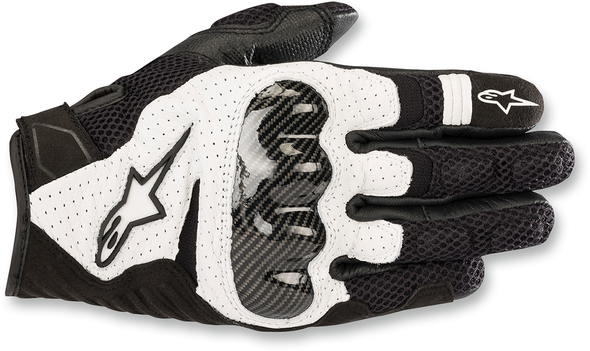 ALPINESTARS SMX-1 Air V2 Gloves - Black/White - 2XL 3570518-12-2X