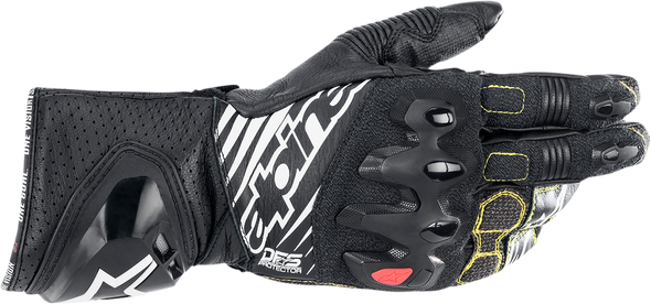 ALPINESTARS GP Tech v2 Gloves - Black/White - Large 3556622-12-L