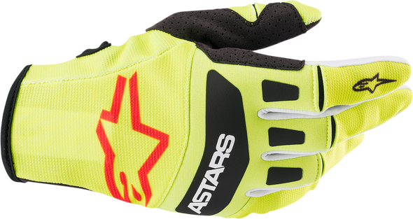 ALPINESTARS Techstar Gloves - Yellow/Black - 2XL 3561022-551-2X