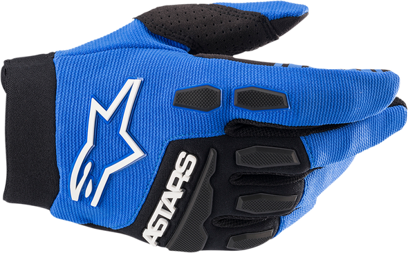 ALPINESTARS Youth Full Bore Gloves - Blue/Black - Small 3543622-713-S