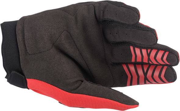 ALPINESTARS Youth Full Bore Gloves - Red/Black - Medium 3543622-3031-M