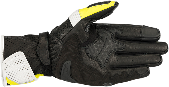 ALPINESTARS SP-1 V2 Gloves - Black/White/Yellow - Medium 3558119-125-M