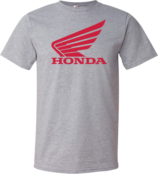HONDA APPAREL Honda Wing T-Shirt - Heather Gray - XL NP21S-M1820-XL