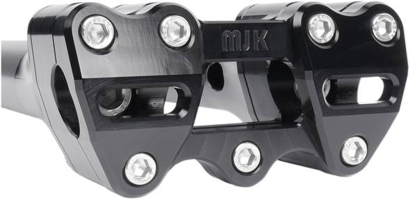 MJK PERFORMANCE Risers - Straight - 12" x 1-1/4" - Black P-4528