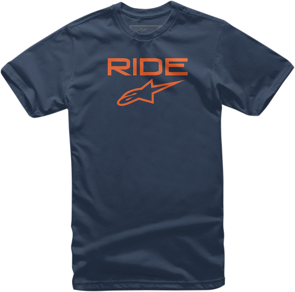 ALPINESTARS Ride 2.0 T-Shirt - Navy/Orange - Medium 103872000-7032M
