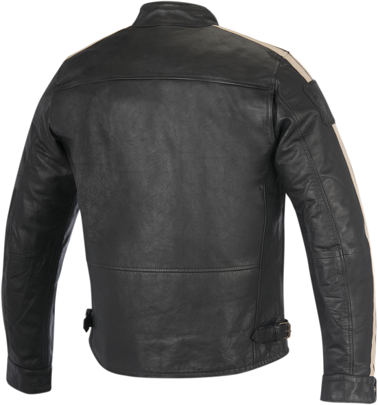 ALPINESTARS Oscar Charlie Leather Jacket - Black - Small 3108016-1250-S