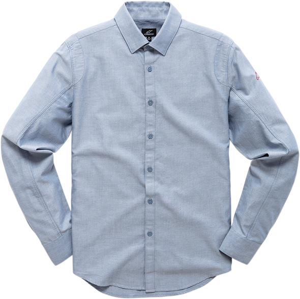 ALPINESTARS Ambition II Shirt - Oxford Blue - Medium 12103110072M