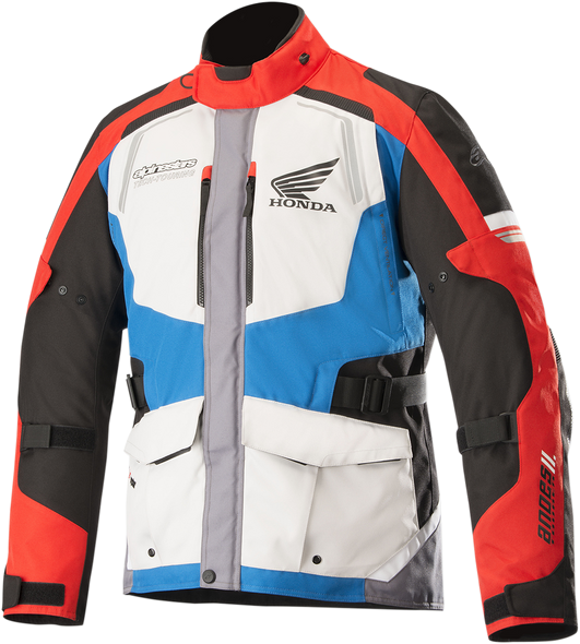 ALPINESTARS Honda Andes v2 Drystar® Jacket - Gray/Red/Blue - Small 3207418-977-S