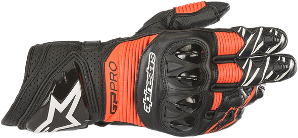 ALPINESTARS GP Pro R3 Gloves - Black /Red - Small 3556719-1030-S