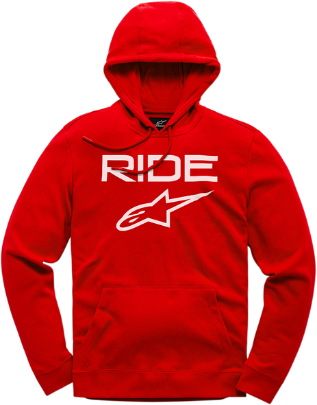 ALPINESTARS Ride 2.0 Fleece Hoodie - Red/White - 2XL 11195100030202X