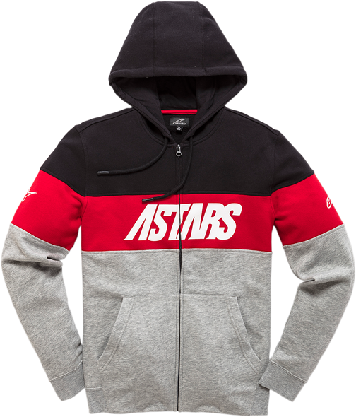 ALPINESTARS Grupo Zip Hoodie - Black/Gray - 2XL 12105330010282X