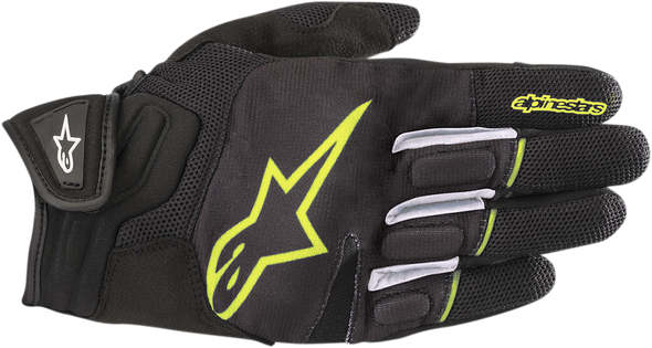 ALPINESTARS Atom Gloves - Black/Yellow - 2XL 3574018-155-2X