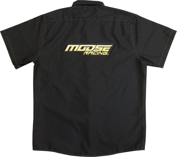 MOOSE RACING Moose Racing Shop Shirt - Black - 3XL MSR01S8RD3X