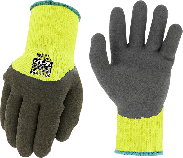 MECHANIX WEAR SpeedKnit­® Gloves - Hi-Vis - Small/Medium S4BB-91-500